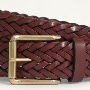NWT Never worn! Impeccable Brooks Brothers woven leather belt